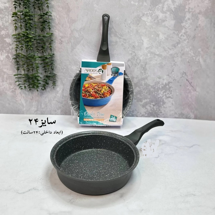 تابه چدن گرانیتی عروس مدل دیاکو سایز 28 – نچسب نسل جدید